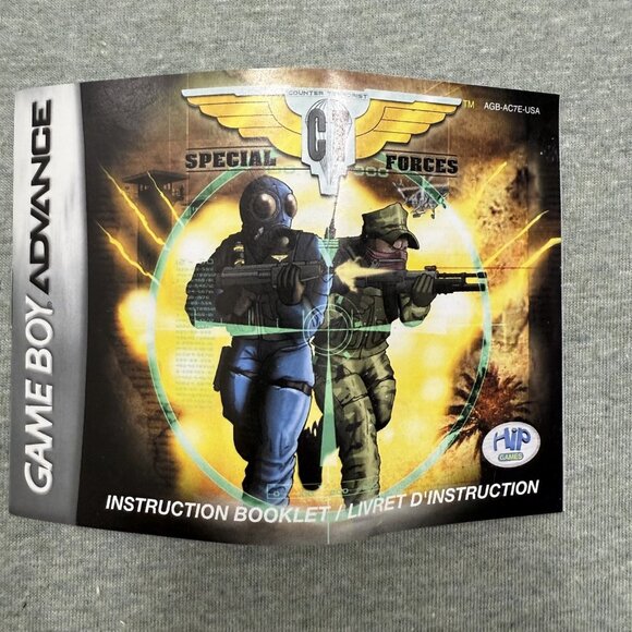 CT Special Forces Nintendo Game Boy Advance Manual Only ~ Instruction Booklet - Picture 1 of 2